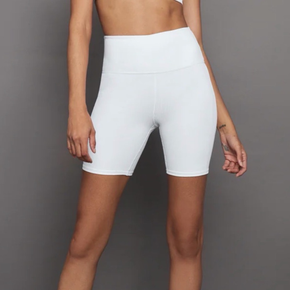 Carbon38 Women's White Bike Shorts